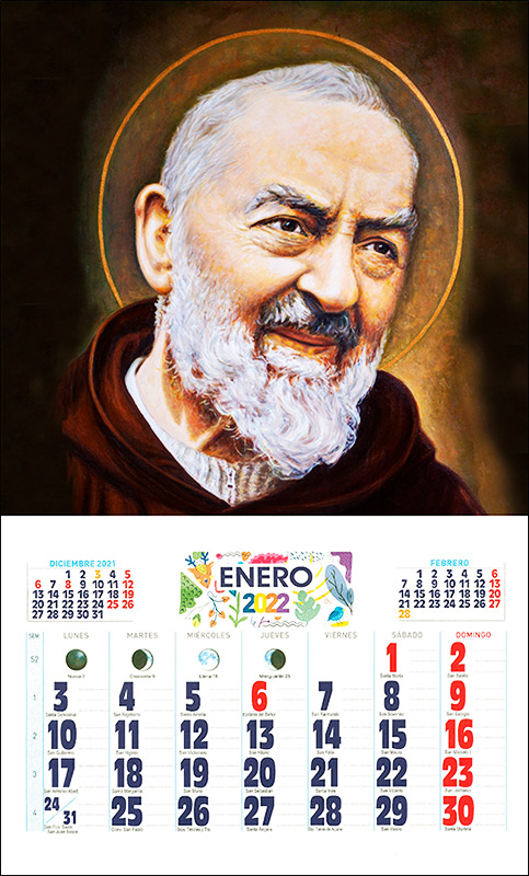 Calendario Padre Pío 2023