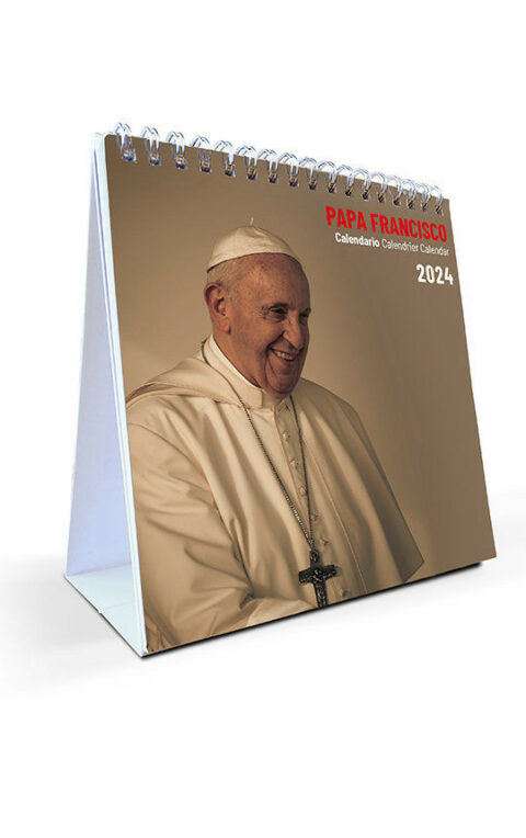 Calendario 2024 Mesa Papa Francisco Librería Cecadi
