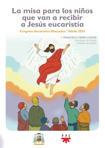 La misa para los niños que van a recibir a Jesús eucaristía
