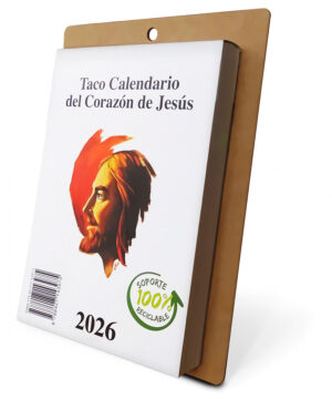 Taco 2026 Calendario del Corazón de Jesús-con soporte