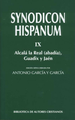 Synodicon Hispanum. IX
